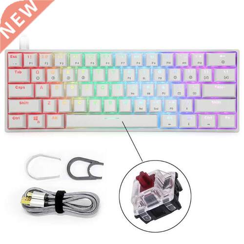 GK61 Mechanical Gaming Keyboard 61 Keys 16 million Color RGB