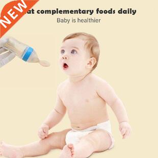 Baby Spoon Bottle Feeder Dropper Silicone Spoons for