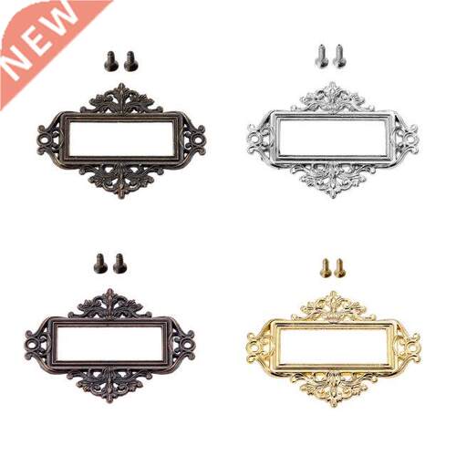 5pcs Label Pull Frame File Name Card Holder with Mounting Sc