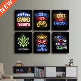 Nordic Gaming Gamer Quotes Art Posters and Prints Painting