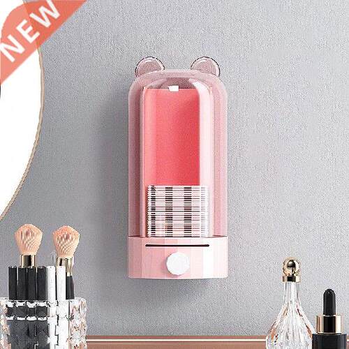 Automatic Cosmetic Cotton Box Press Type Dustproof Makeup