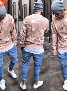 Fashion Hot Sell Men's Sretchy Ripped Skinny Biker Jeans Des