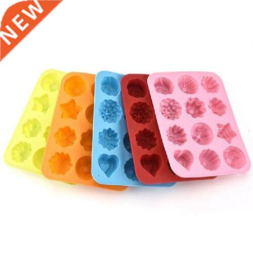 12 Holes Slcone Mold Cake Decoratng Tools Chocolate