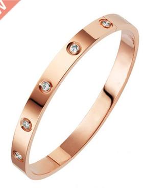 New Fashion Classic Women's Bangles For Women Gold Rose