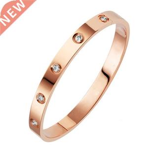 New Fashion Classic Women's Bangles For Women Gold Rose