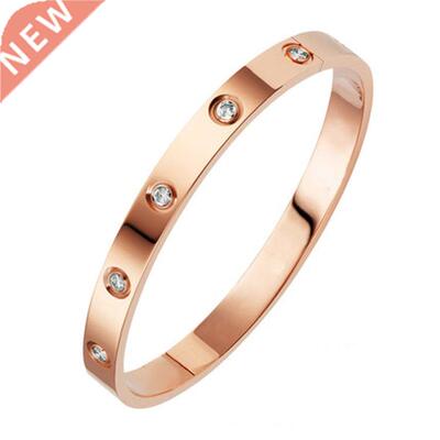 New Fashion Classic Women's Bangles For Women Gold Rose