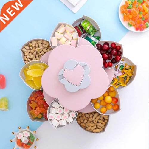 Rotating Fruit owl Candy ox Dried Fruit ox Grid Fruit