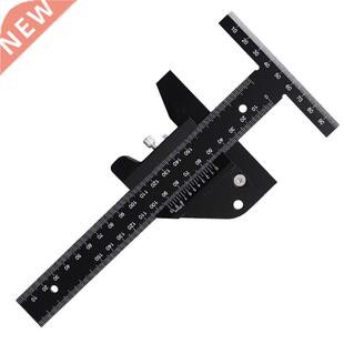 Aluminum Alloy Scale Metric Measure Scribing Ruler T Shape W