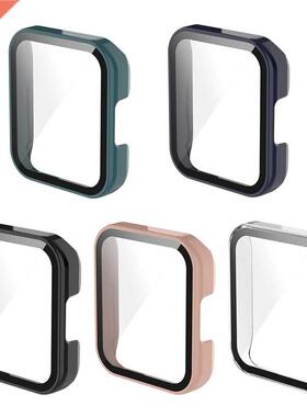 PC Hard Shell Glass Screen Protective Case Smart Watch Acces