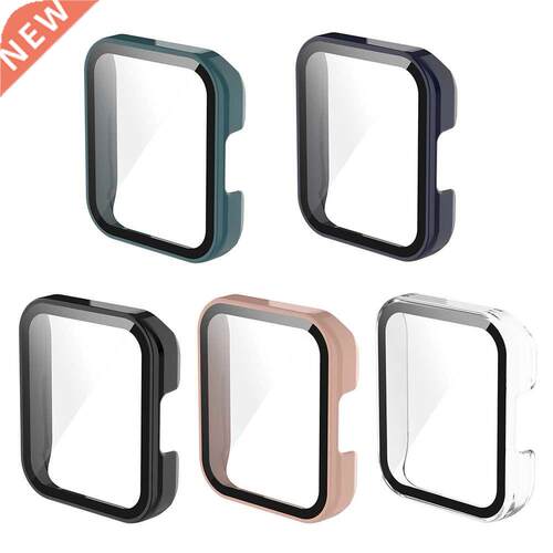 PC Hard Shell Glass Screen Protective Case Smart Watch Acces