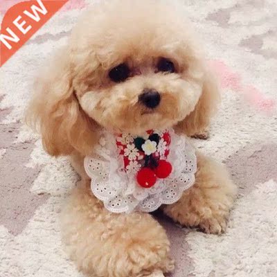 Dog Collar Bib Pet Dog Supplies Lace Decor Pet Collar Bib