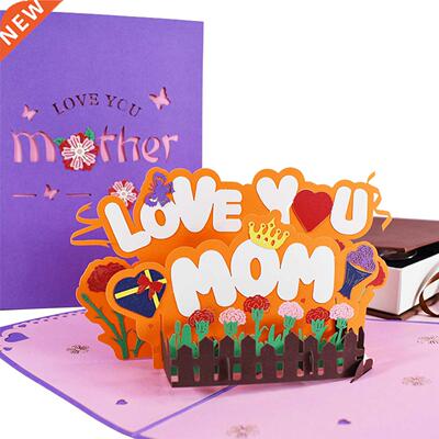 Pop Up Cards With Envelope 3D Mother's Day Cards Pop