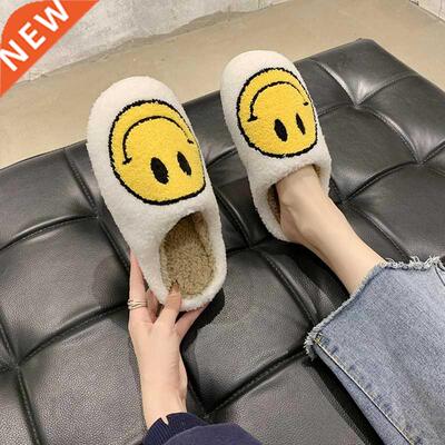 2021 New Smley Face Slppers Women House Slppers Happy Fac