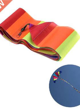 10 Meters Rainbow Bar Kite Tail for Delta Kite Stunt