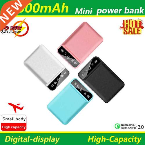 Mini Portable 65000mAh Power Bank with Dual USB Port Digital