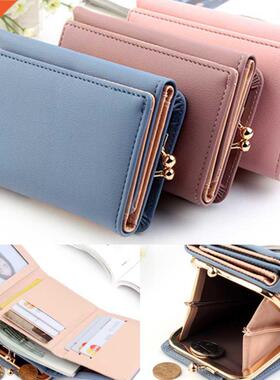 Wallet Women 2021 Lady Short Women Wallets Black Red Color M