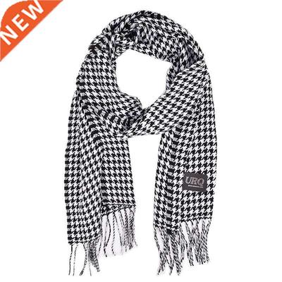 Fashion Scarf for Man Woman houndstooth Scarves Winter Bufan