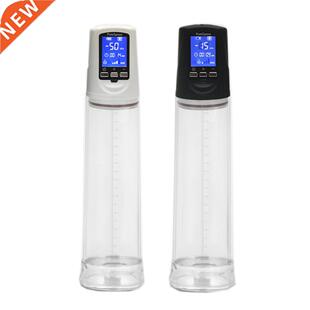 Male USB Rechargeable Male Dick Cock Pump Enlarger,Big Scre