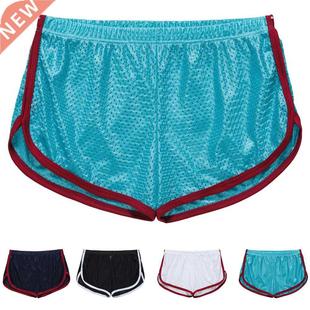 Running Shorts Men Gym Fitness Training Breathable Mesh Quic