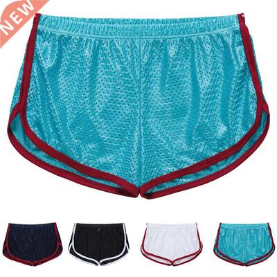 Running Shorts Men Gym Fitness Training Breathable Mesh Quic