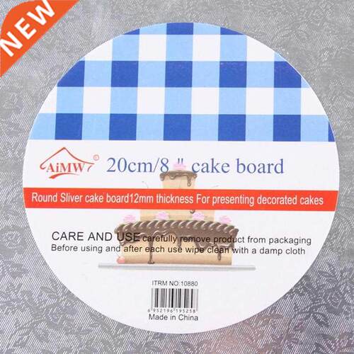 *5 Sizes Round Cake Display Board Stand Holder Strong Base W