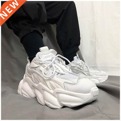 Autumn Men's Platform Sneakers Breathable Men Chunky oes T