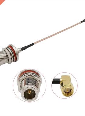 RG16 SMA Male to N Female Bulkhead RF Coaxial Connector Cab
