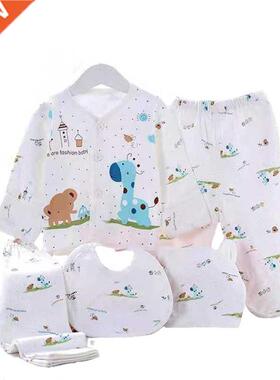 Newborn Baby Clothing Suits 0-3 Months Cartoon Cotton 5pcs/s