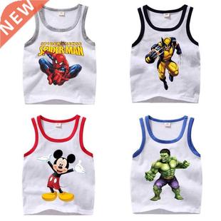 Summer Children Marvel Hulk Sleeveless T-shirt for Boy Print