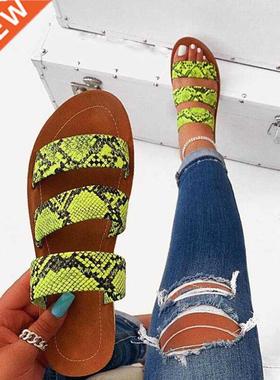 2021 hot style European and American large size sandals snak