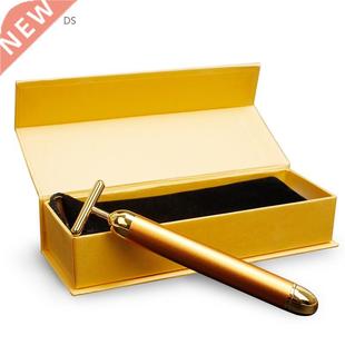 Energy 24K Gold T Beauty Bar Facial Roller Pulse Firming Mas
