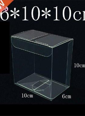 6*10*10cm Pvc Box Clear Transparent Plastic Boxes Storage