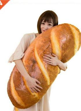 3D Simulation Bread Shape Pillow Soft Lumbar Back Cushion Pl