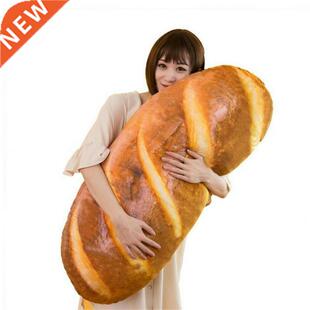 3D Simulation Bread Shape Pillow Soft Lumbar Back Cushion Pl