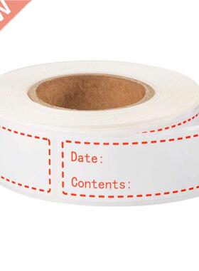 125 PCS/Roll Red Self-Adhesive Sticker For Kitchen Storage F