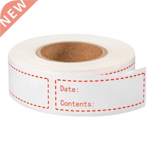 125 PCS/Roll Red Self-Adhesive Sticker For Kitchen Storage F