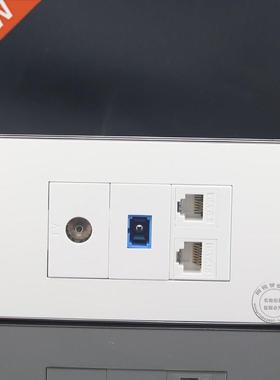 120MM Wall Plate 4 Ports CAT5E RJ45 Network LAN + SC Optica