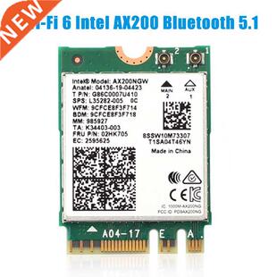 M.2 3000Mbps Bluetooth 5.1 WiFi 6 Wireless Intel AX200 WiFi
