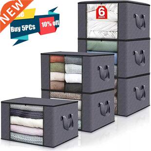 Thickened Non-woven Quilt Storage Bag Clothes Storage Box Tr