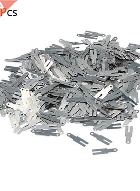 100pcs/lot 0.15*20*4 H type Nickel Plated Steel Strap Strip