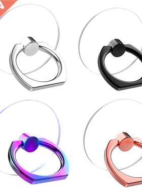 Transparent Cell Phone Ring Holder Stand 360° Degree Rotat