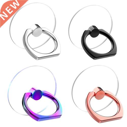 Transparent Cell Phone Ring Holder Stand 360° Degree Rotat