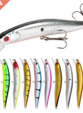 1pcs/lot Fishing Lure 3D Eyes Floating Minnow Aritificial La