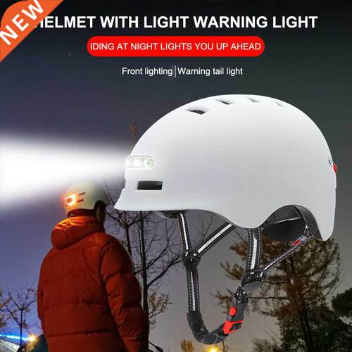 Mountain Bike Lighting Helmet Motor Bicycle MTB Bike Safety