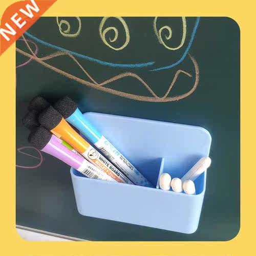 Magnetic Storage Box Fridge Whiteboard Marker Pencil Pen Hol