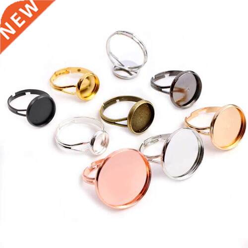 10pcs/lot Adjustable Blank Ring Base Fit Dia 10 12 14 16 18