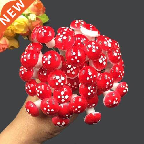 30Pcs/set 2cm Artificial Mini Muroom Miniatures Fairy