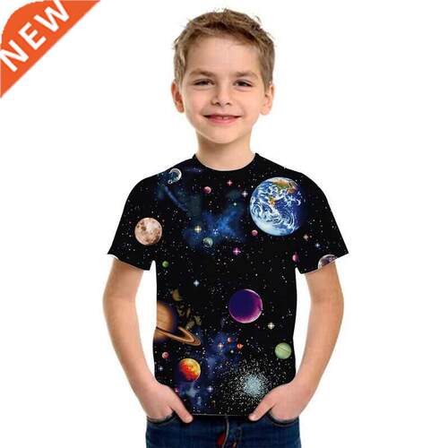 New Kawaii Galaxy Planets T irt Children 2022 Funny Summer