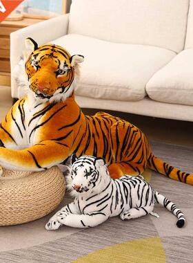 1.1m Plush Giant Tiger Toys Lifelike Stuffed Animals Toy Chi