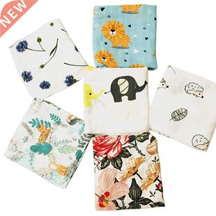 60*60cm Newborn Organic Cotton Bamboo Baby Blanket Muslin Sw